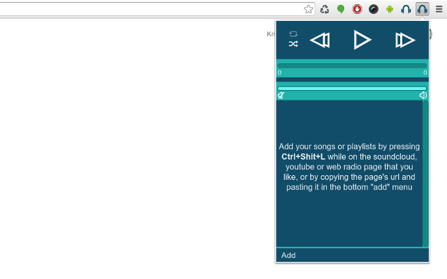 Music Meal: Audio Player & Playlist Streamer chrome谷歌浏览器插件_扩展第2张截图