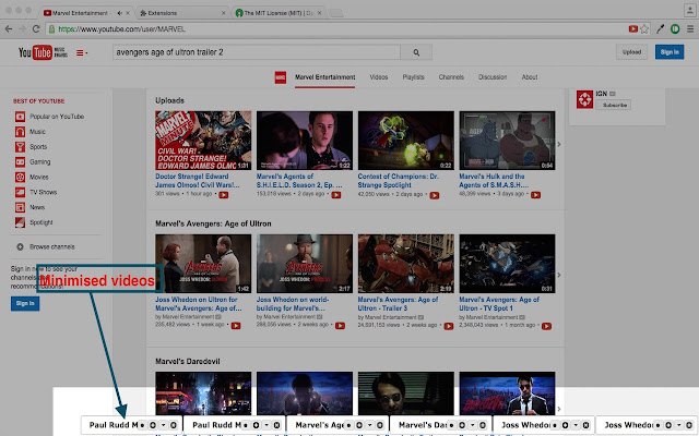 uPop -- Make Your YouTube Experience Awesome chrome谷歌浏览器插件_扩展第3张截图