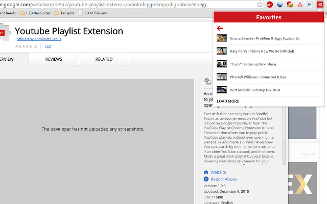 Youtube Playlist Extension chrome谷歌浏览器插件_扩展第1张截图