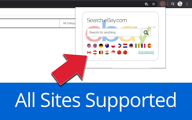 Start your search with eBay™ + Right Click chrome谷歌浏览器插件_扩展第2张截图
