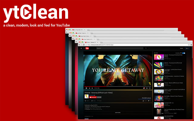 ytClean | Modern YouTube Theme chrome谷歌浏览器插件_扩展第1张截图