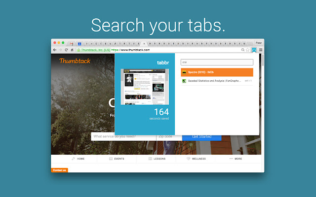 Tabbr: Tab Manager chrome谷歌浏览器插件_扩展第1张截图