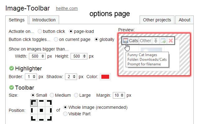 Image-Toolbar chrome谷歌浏览器插件_扩展第3张截图