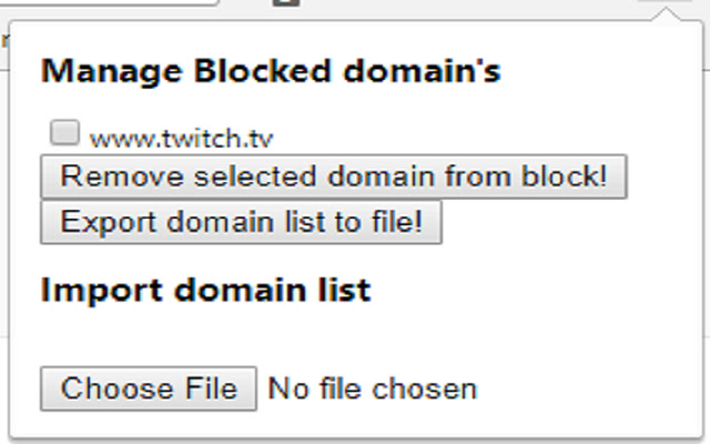Block domain's chrome谷歌浏览器插件_扩展第2张截图