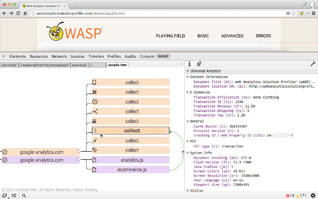 WASP.inspector: Analytics Solution Profiler chrome谷歌浏览器插件_扩展第2张截图