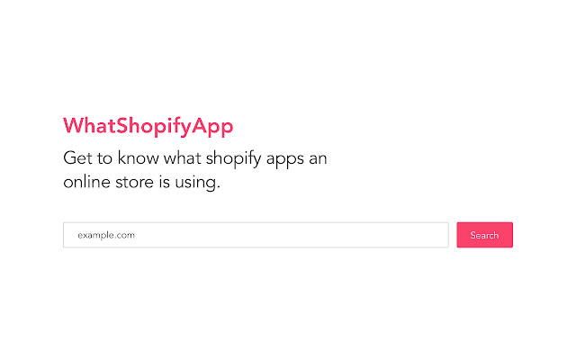 WhatShopifyApp - Lookup Shopify Apps chrome谷歌浏览器插件_扩展第1张截图