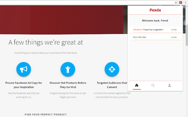 Pexda chrome谷歌浏览器插件_扩展第1张截图