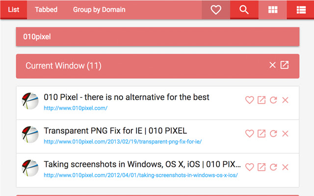 Tabbie : easy tab viewer chrome谷歌浏览器插件_扩展第2张截图