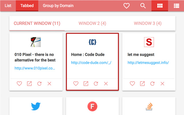 Tabbie : easy tab viewer chrome谷歌浏览器插件_扩展第5张截图