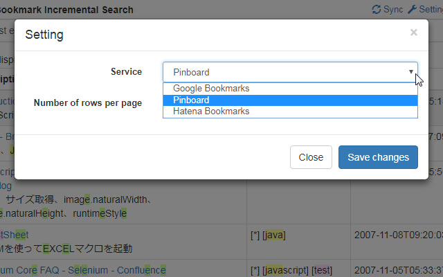 Online Bookmark Incremental Search chrome谷歌浏览器插件_扩展第2张截图