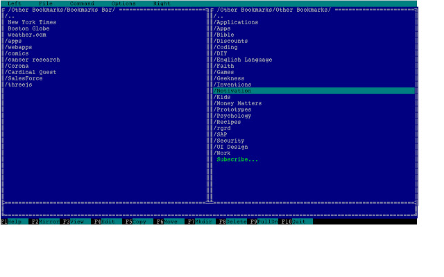 Bookmark Commander chrome谷歌浏览器插件_扩展第1张截图