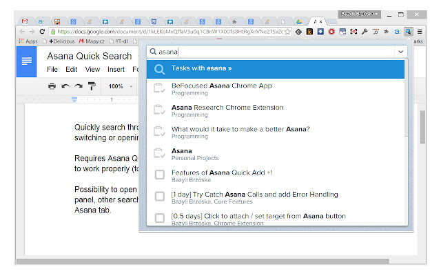 Asana Quick Search chrome谷歌浏览器插件_扩展第2张截图