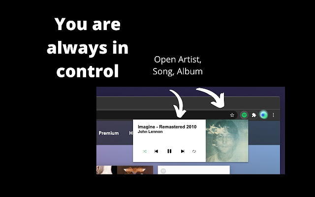 Extension Player for Spotify chrome谷歌浏览器插件_扩展第2张截图
