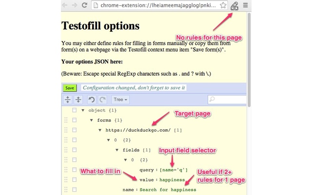 Testofill, Form Filler for Testers chrome谷歌浏览器插件_扩展第3张截图