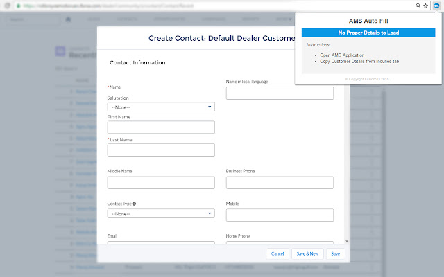 AMS Auto Fill chrome谷歌浏览器插件_扩展第1张截图