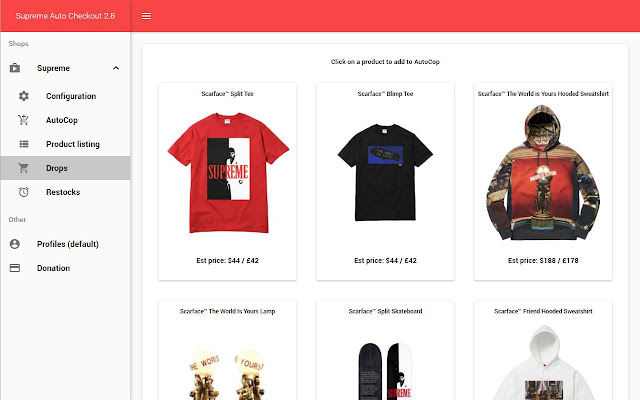 Supreme Auto-Checkout bot chrome谷歌浏览器插件_扩展第4张截图