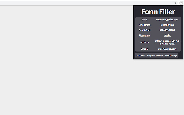 Form Filler chrome谷歌浏览器插件_扩展第3张截图