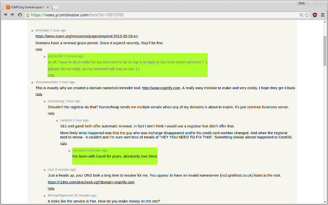 Hacker News Comment Highlighter chrome谷歌浏览器插件_扩展第1张截图