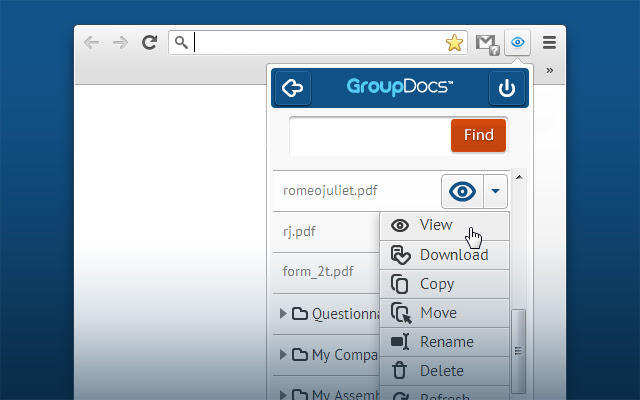 GroupDocs Online Document Viewer Plugin chrome谷歌浏览器插件_扩展第3张截图