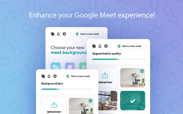 Google Meet virtual backgrounds chrome谷歌浏览器插件_扩展第2张截图