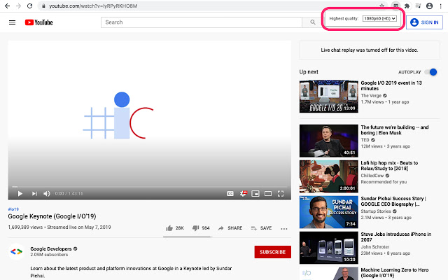 Video Quality Fixer for YouTube chrome谷歌浏览器插件_扩展第1张截图