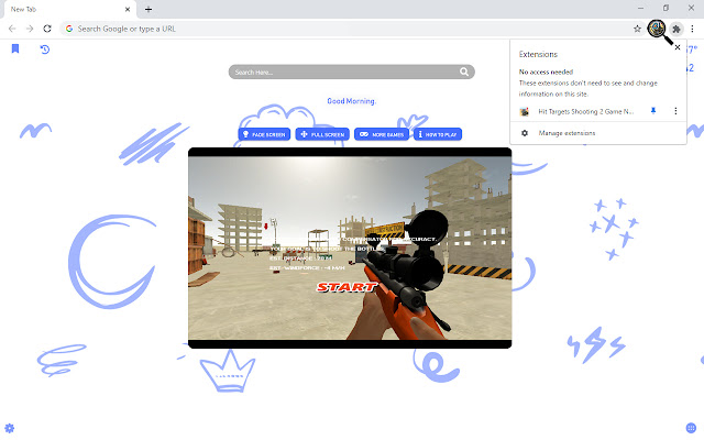 Hit Targets Shooting 2 Game New Tab chrome谷歌浏览器插件_扩展第4张截图
