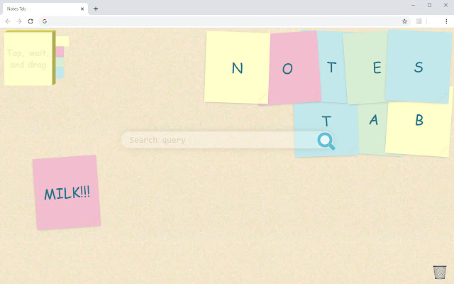 Notes Tab chrome谷歌浏览器插件_扩展第2张截图