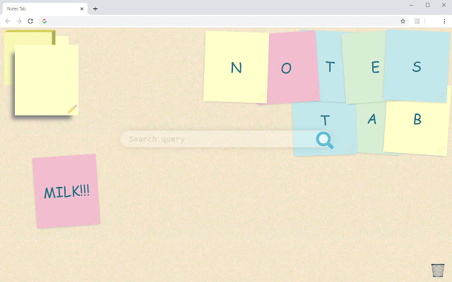 Notes Tab chrome谷歌浏览器插件_扩展第3张截图