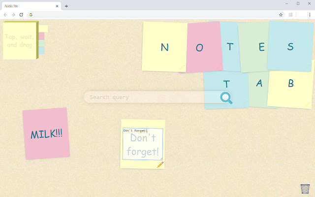 Notes Tab chrome谷歌浏览器插件_扩展第4张截图