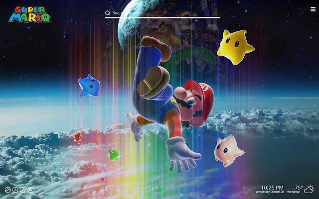 Super Mario Wallpaper New Tab Theme chrome谷歌浏览器插件_扩展第2张截图