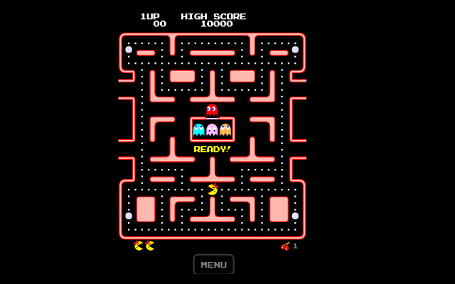 Pacman - a pack of 3 pacman heritage games chrome谷歌浏览器插件_扩展第3张截图
