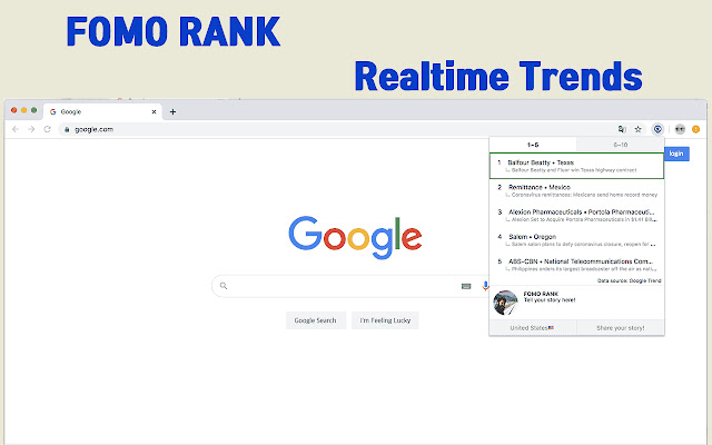 Google Realtime Search Trend-TopSearchWidget chrome谷歌浏览器插件_扩展第1张截图