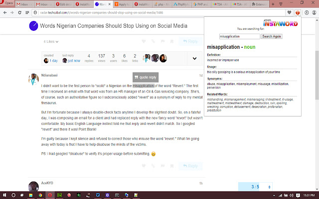 InstaWord chrome谷歌浏览器插件_扩展第1张截图