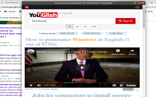 Youglish Video Search chrome谷歌浏览器插件_扩展第1张截图