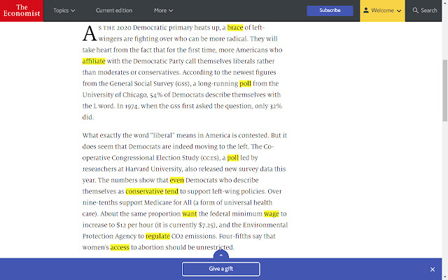 Vocabulary Highlighter chrome谷歌浏览器插件_扩展第1张截图