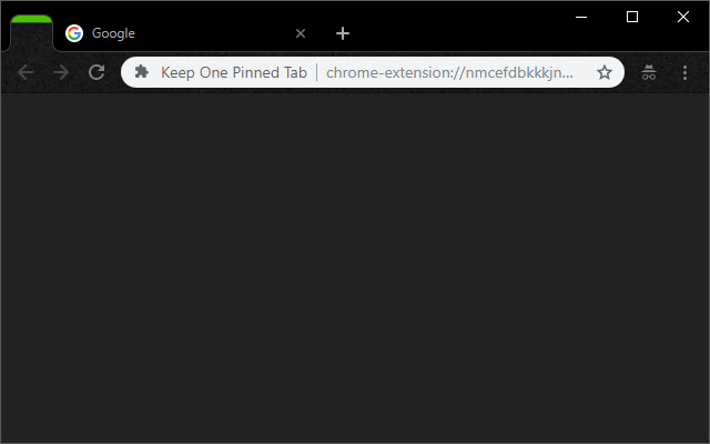 Keep One Pinned Tab chrome谷歌浏览器插件_扩展第1张截图