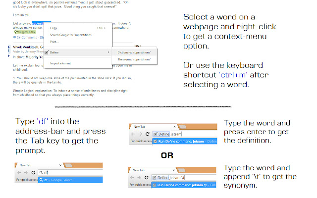 Define chrome谷歌浏览器插件_扩展第1张截图