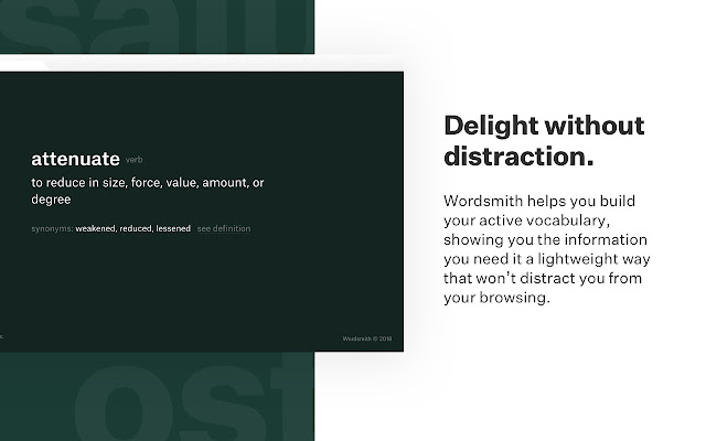 Wordsmith chrome谷歌浏览器插件_扩展第4张截图