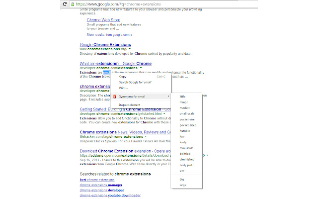 Instant Thesaurus chrome谷歌浏览器插件_扩展第1张截图