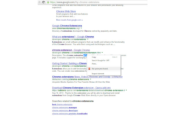 Instant Thesaurus chrome谷歌浏览器插件_扩展第2张截图