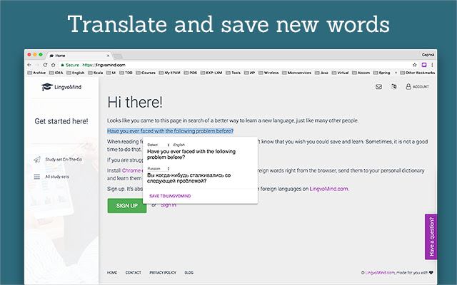 LingvoMind chrome谷歌浏览器插件_扩展第1张截图