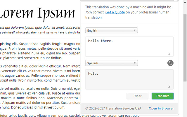 Translation Services USA - Free Translator chrome谷歌浏览器插件_扩展第4张截图