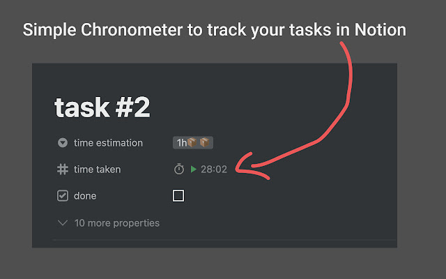 Notion Time Tracker chrome谷歌浏览器插件_扩展第1张截图