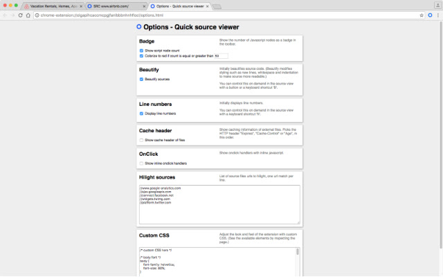 Quick source viewer chrome谷歌浏览器插件_扩展第2张截图