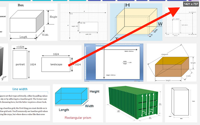 Width and Height Display chrome谷歌浏览器插件_扩展第1张截图