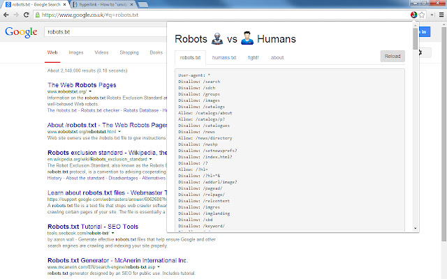 Robots vs Humans chrome谷歌浏览器插件_扩展第1张截图
