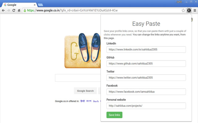 Easy Paste chrome谷歌浏览器插件_扩展第1张截图