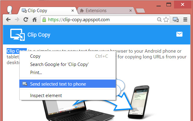 Clip Copy chrome谷歌浏览器插件_扩展第2张截图