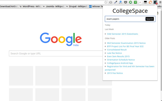 CollegeSpace Updates chrome谷歌浏览器插件_扩展第4张截图