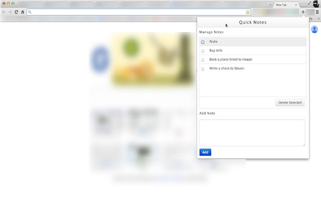 Quick Notes chrome谷歌浏览器插件_扩展第1张截图